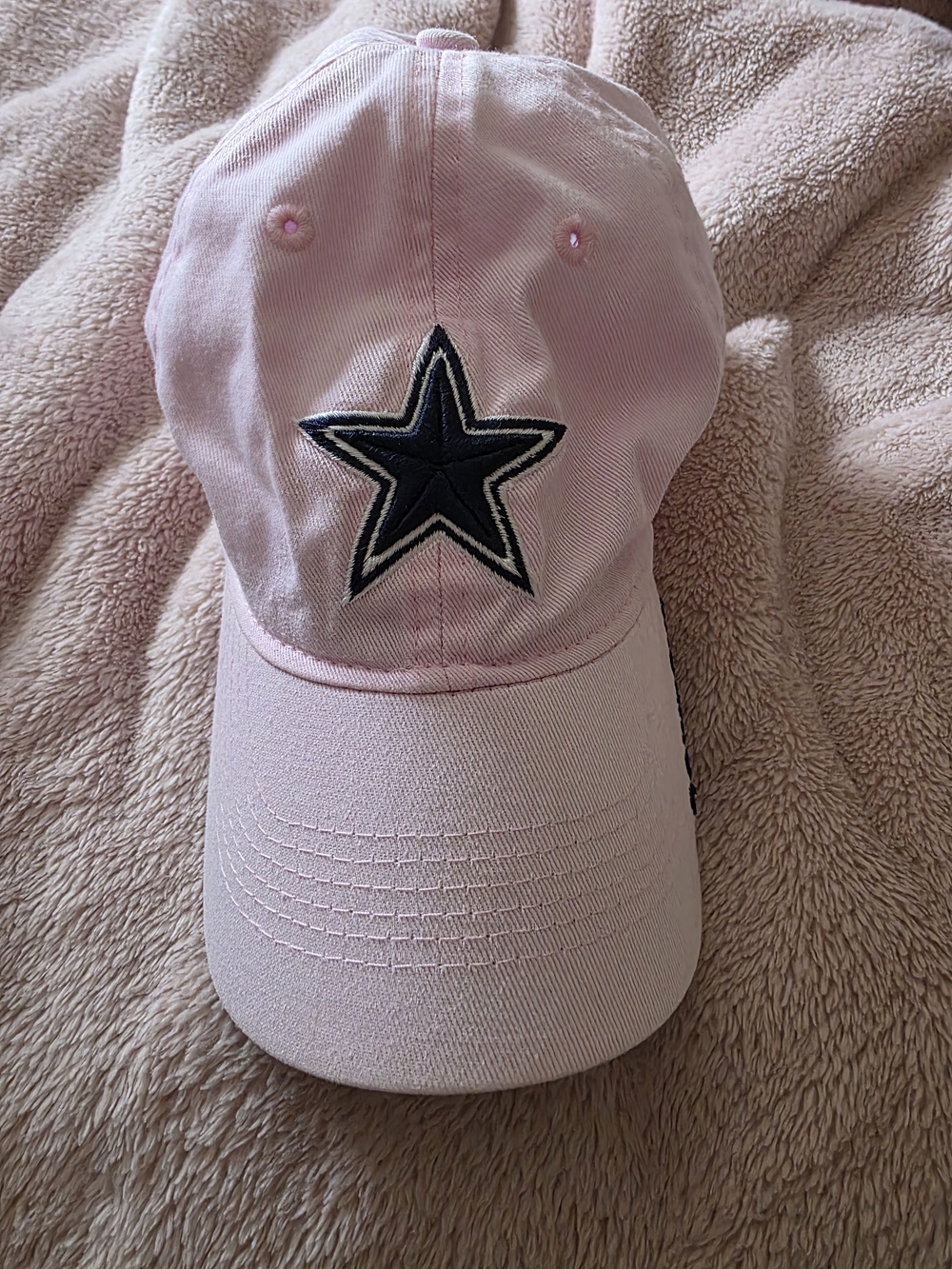 Pink Star Embroidered Baseball Cap - Women's Casual Hat
